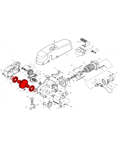 Соединитель для стрелы G12000 Came 119RIG081 в Энгельсе Запчасти для шлагбаумов и автоматики Pintop.ru