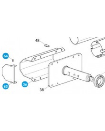 Плата LBC для MA7032 MA7034 Came 3199LBP7 в Энгельсе Запчасти для шлагбаумов и автоматики Pintop.ru
