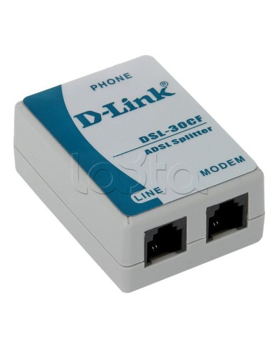 Сплиттер ADSL D-Link DSL-30CF/RS в Энгельсе Маршрутизаторы, Роутеры и Точки Доступа Pintop.ru