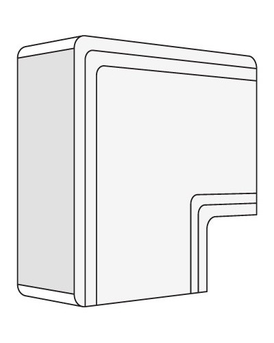 Угол плоский NPAN 60x40 мм DKC 01739 в Энгельсе Аксессуары для кабель-канала Pintop.ru