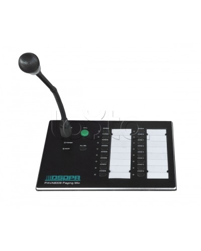 Консоль микрофонная DSPPA PAVA-8008 в Энгельсе Система оповещения и трансляции Dsppa Pintop.ru