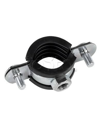 Хомут стальной 1 (32-37 мм), с уплотнителем EKF (hsu1100) в Энгельсе Стяжки-хомуты Pintop.ru