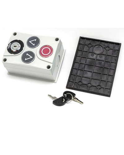 Панель управления 3х кнопочная с ключом Faac 402500 в Энгельсе Устройства радиоуправления для шлагбаумов и автоматики Pintop.ru