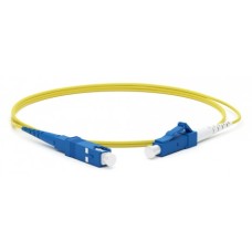 Патч-корд волоконно-оптическийLC/UPC-SC/UPC (20м) Hyperline FC-S2-9-LC/UR-SC/UR-H-20M-LSZH-YL