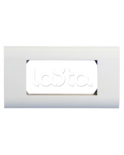 Панель лицевая 80x148, для 4х модулей 45x22.5 Hyperline FP-2M45-1-WH в Энгельсе Аксессуары для кабель-канала Pintop.ru