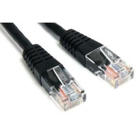 Патч-корд RJ45 - RJ45, 4 пары, UTP, категория 6, 3 м, черный, LSZH LANMASTER LAN-PC45/U6-3.0-BK