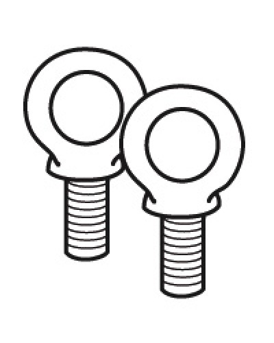 Комплект подъемных колец Legrand 020482 в Энгельсе Аксессуары для стоек и шкафов Pintop.ru