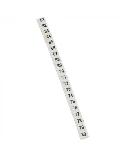 Маркер CAB3 цифры 61-80 Legrand 038153 в Энгельсе Аксессуары для кабель-канала Pintop.ru