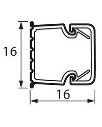 Кабель-канал METRA 16x16 Legrand (638191) в Энгельсе Кабель-канал Pintop.ru