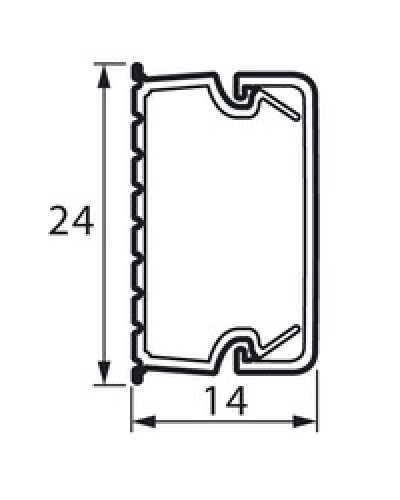 Кабель-канал METRA 24x14 Legrand (638193) в Энгельсе Кабель-канал Pintop.ru
