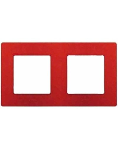 Рамка 2 поста Etika красный (10 шт/уп) Legrand 672532 в Энгельсе Аксессуары для кабель-канала Pintop.ru