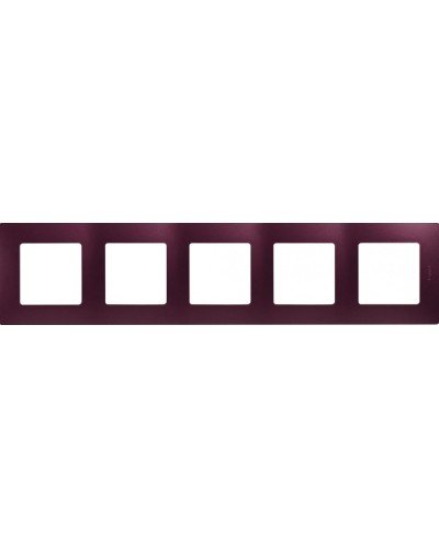 Рамка 5 постов Etika сливовый Legrand 672565 в Энгельсе Аксессуары для кабель-канала Pintop.ru