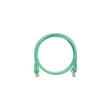 Шнур коммутационный 2хRJ45/8P8C, U/UTP, 4 пары, Кат.5е, LSZH, зеленый (5м) NIKOMAX NMC-PC4UD55B-050-C-GN