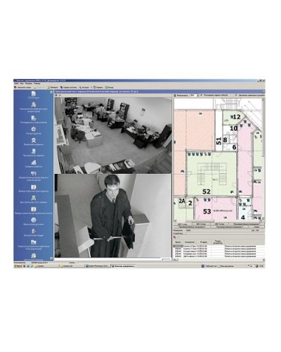 ПО Модуль Центральный пост PERCo-SM13 в Энгельсе Сетевая СКУД Perco Pintop.ru