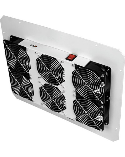 Панель вентиляционная с 6 вентиляторами TLK TLK-FAN6-BK в Энгельсе Вентиляторные модули Pintop.ru