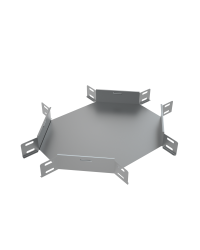 Х-разветвитель 50х100 мм КМ-Профиль (XD50-100) в Энгельсе Аксессуары для лотков Pintop.ru