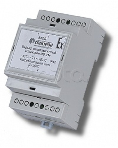 Барьер искрозащиты для цепей питания Спектрон-ИБ-01 в Энгельсе Устройства защиты операционных процессоров (ОПС) Pintop.ru