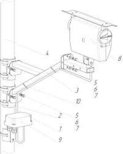 Комплект консоли ЮМИРС КМЧ-2 в Энгельсе Аксессуары для средств охраны периметра Pintop.ru
